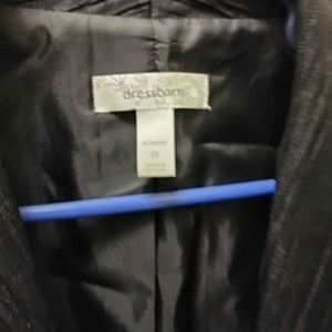 Black dress barn , jacket, only wore once, 2x